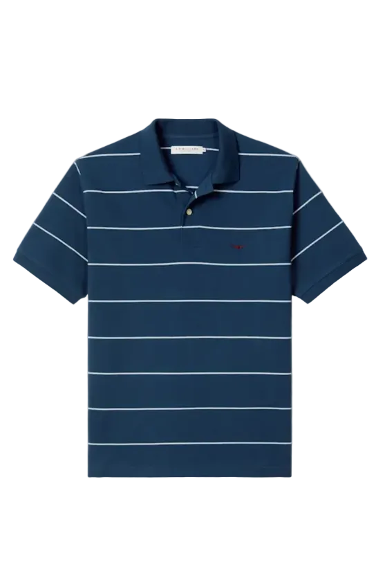 RM Williams Albany Stripe Polo Shirt