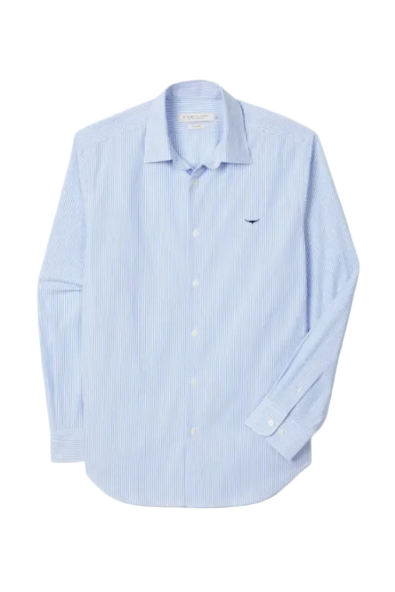 RM Williams Sommers Poplin Stripe Shirt