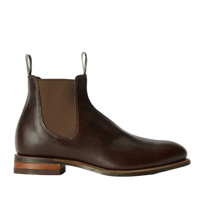 RM Williams Turnout Rounded Toe Leather Boot