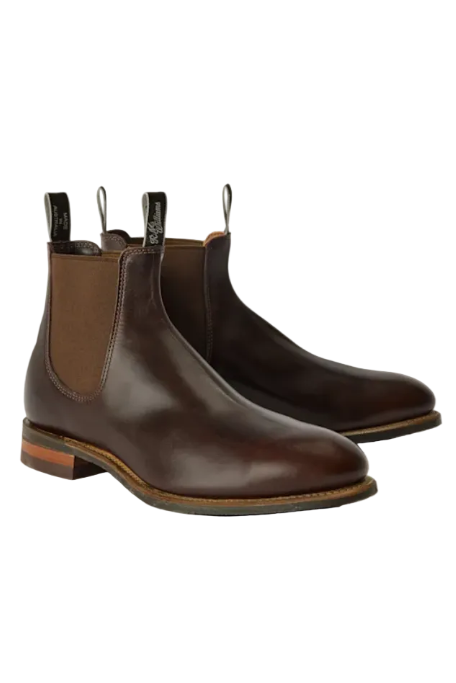 RM Williams Turnout Rounded Toe Leather Boot