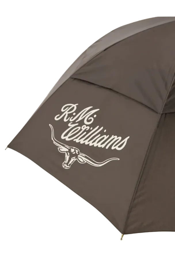 RM Williams Script Logo Golf umbrella