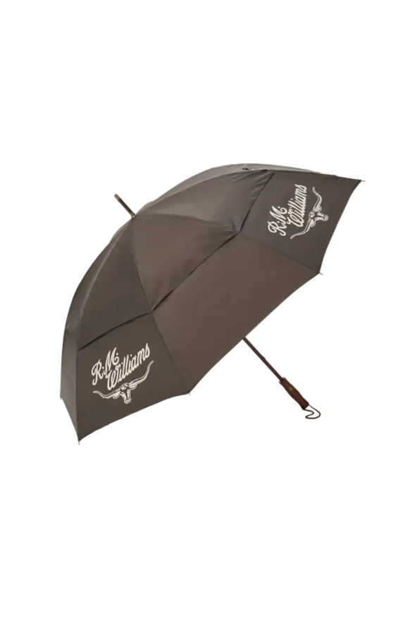 RM Williams Script Logo Golf umbrella