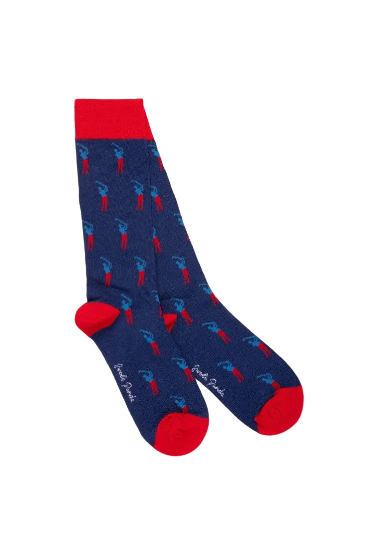 Swole Panda Bamboo Socks SP377 Golfer