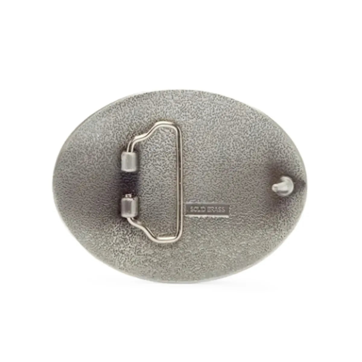 RM Williams Logo Buckle Antique Silver