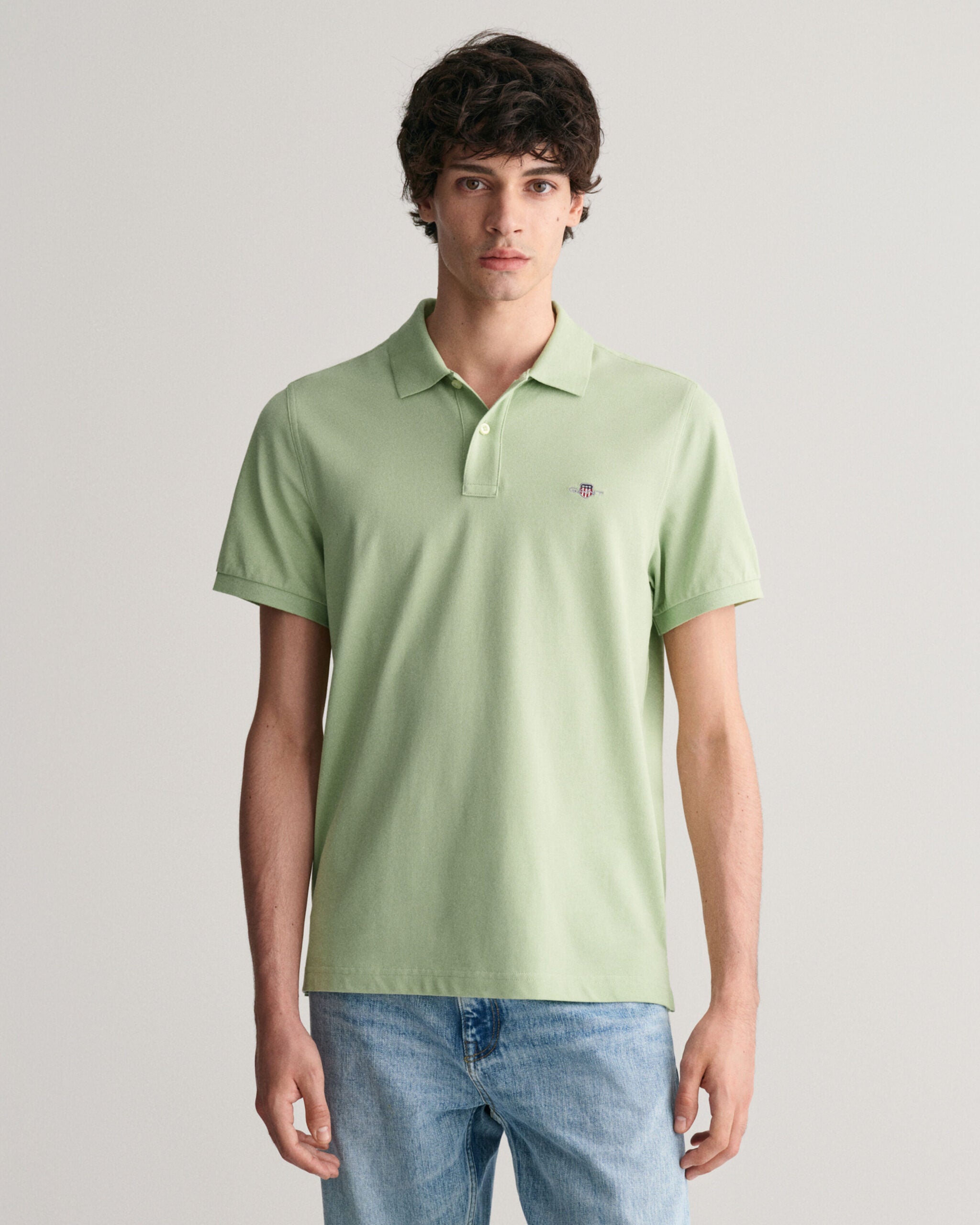Gant Regular Fit Shield Pique Polo (2210) 345