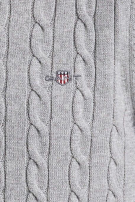 Gant Cotton Cable Half Zip Jumper 8050603