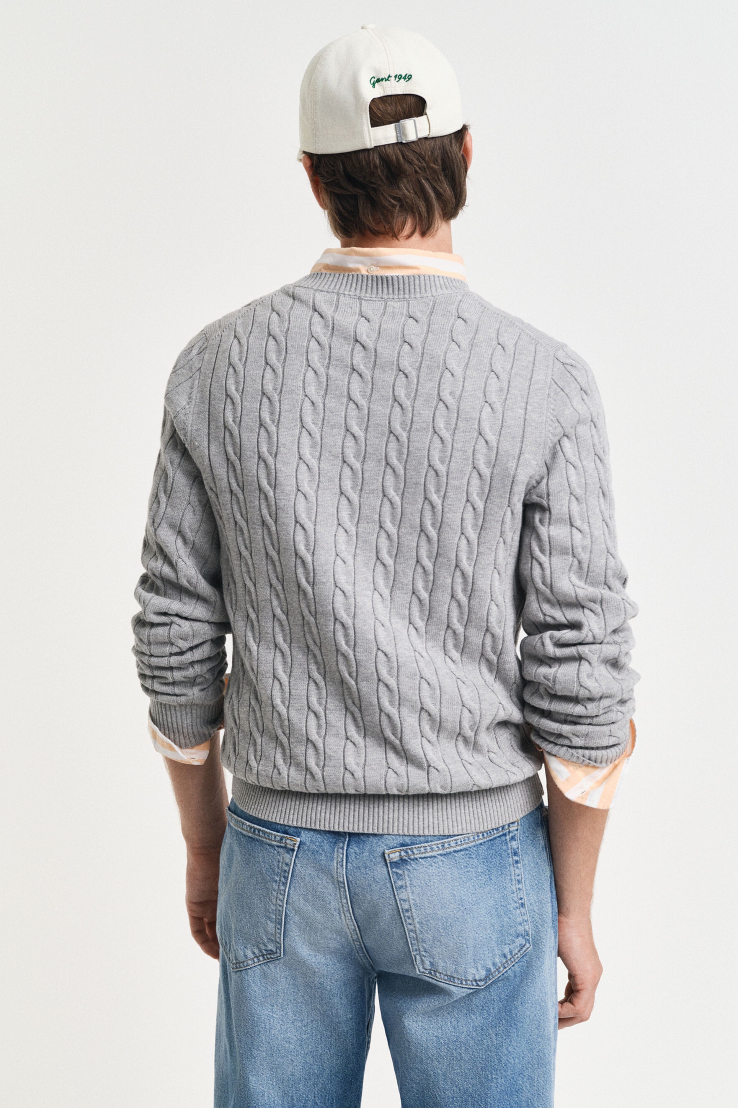 Gant Cotton Cable Half Zip Jumper 8050603