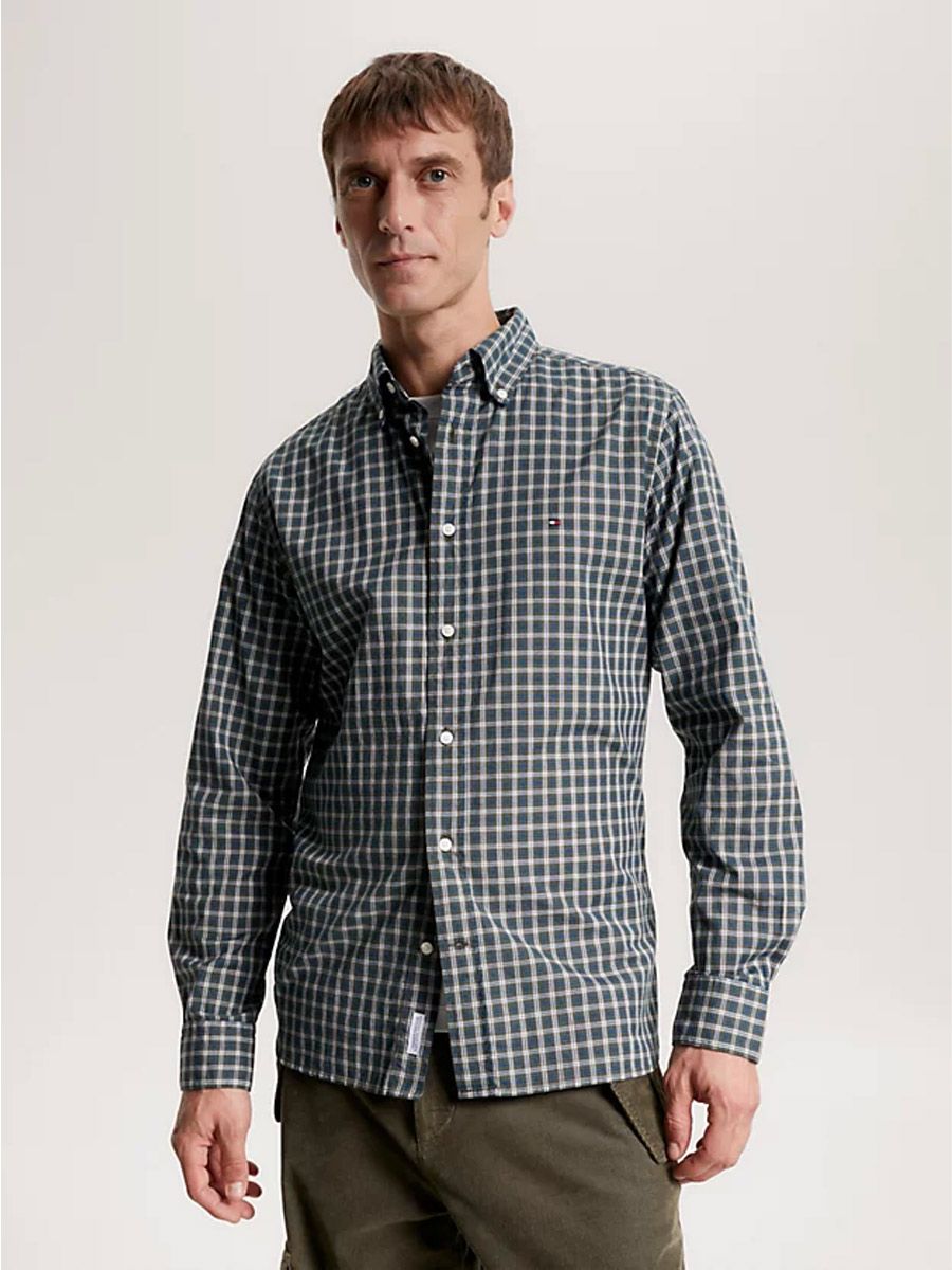 Tommy Hilfiger Regular Fit Soft Flex Mini (32854) Green Mul