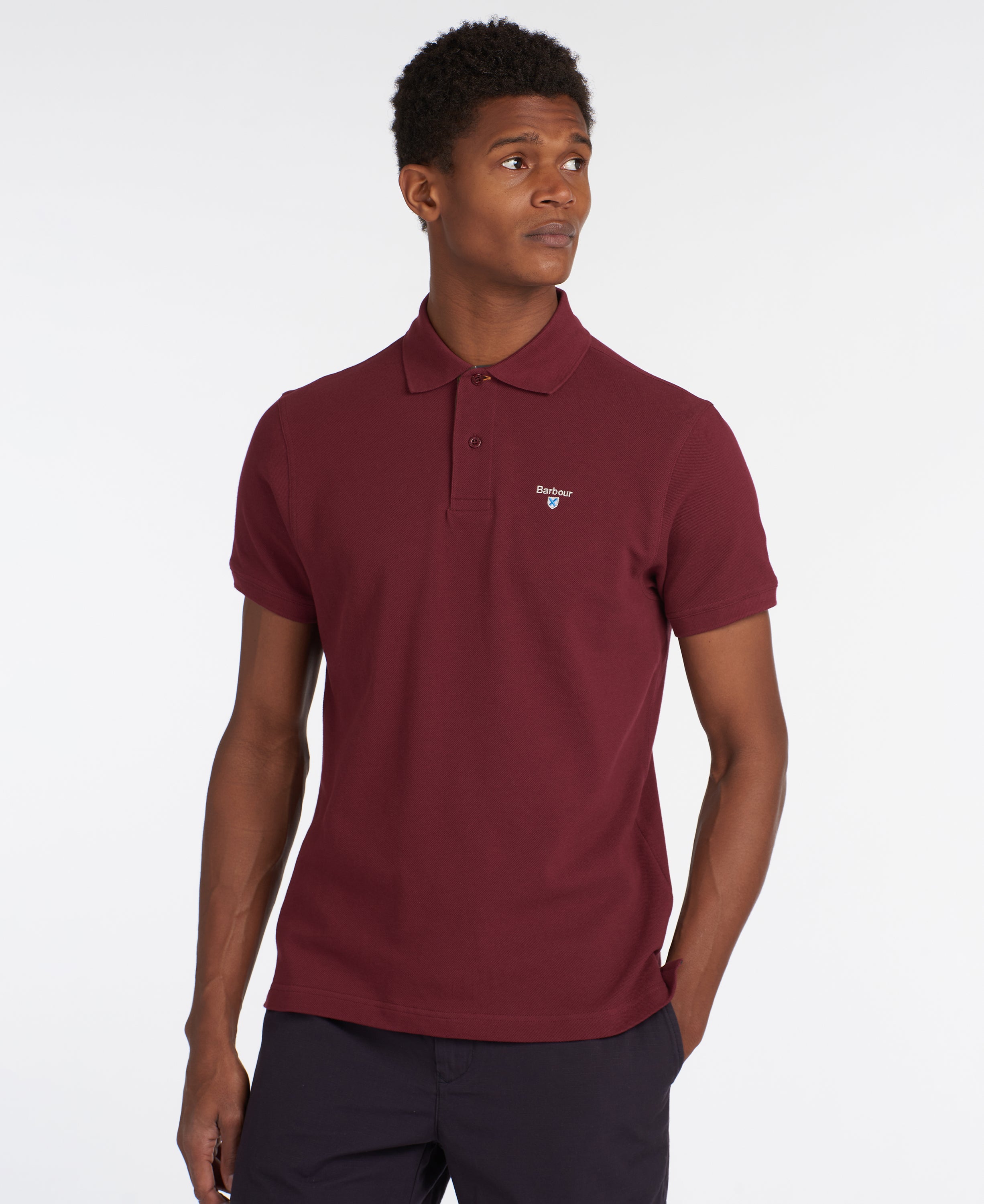 Barbour Tartan Pique Polo Shirt MML0012