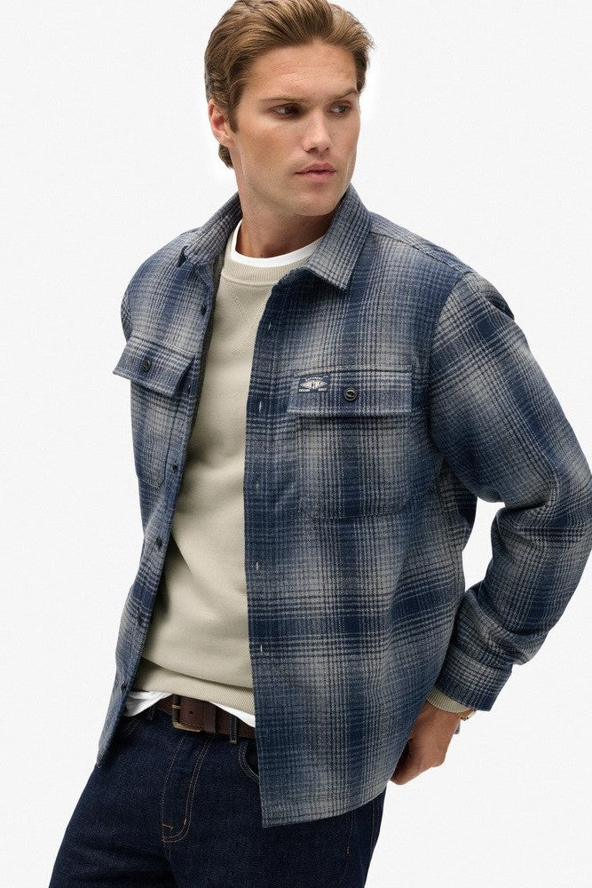 Superdry Wool Miller Overshirt M4011050A