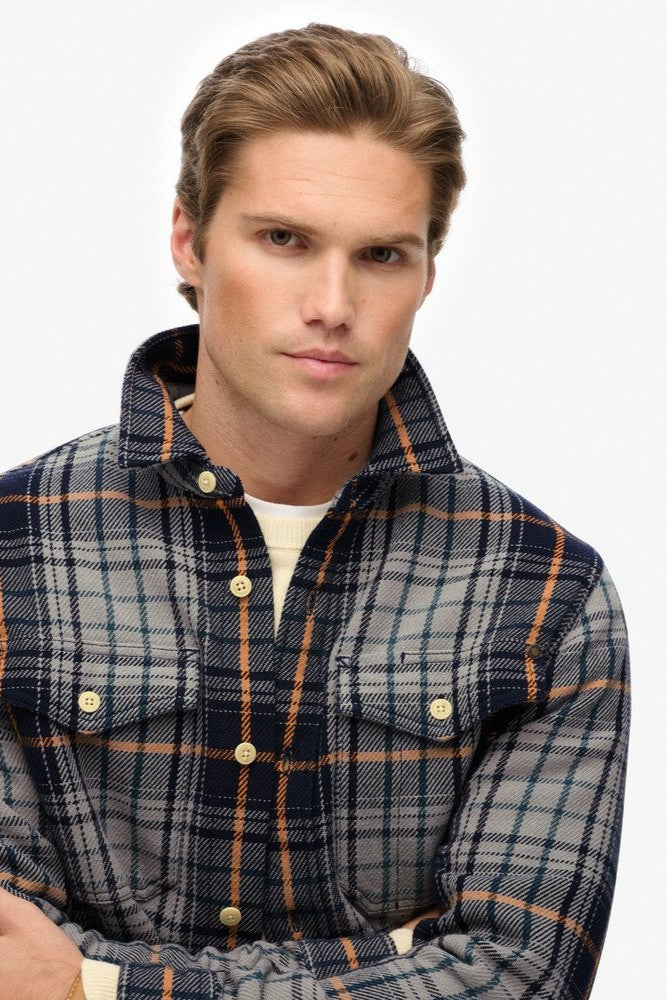 Superdry Heavy Checked Overshirt M4011018A