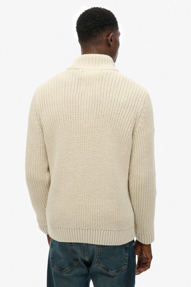 Superdry Jacob Cable Half Zip Knit M6110698A