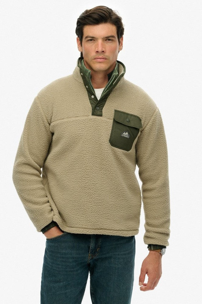 Superdry Fuji Fleece Half Pop Jumper M2014283A