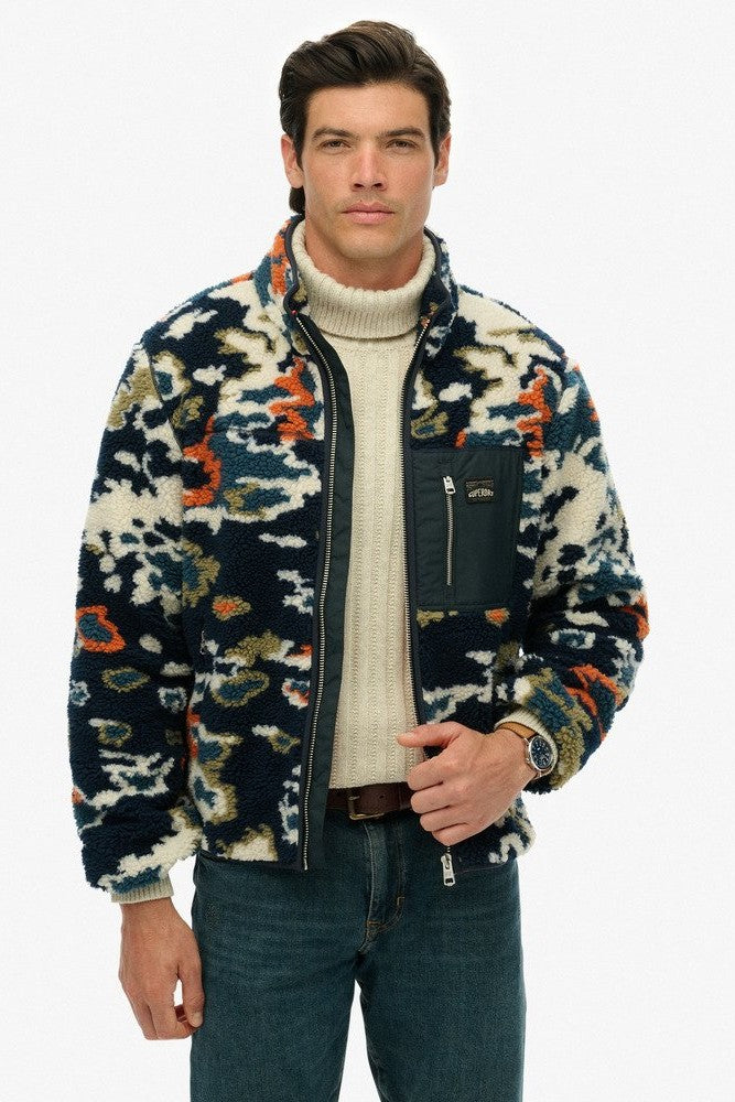 Superdry Printed Fleece Zip Thru M2014287A