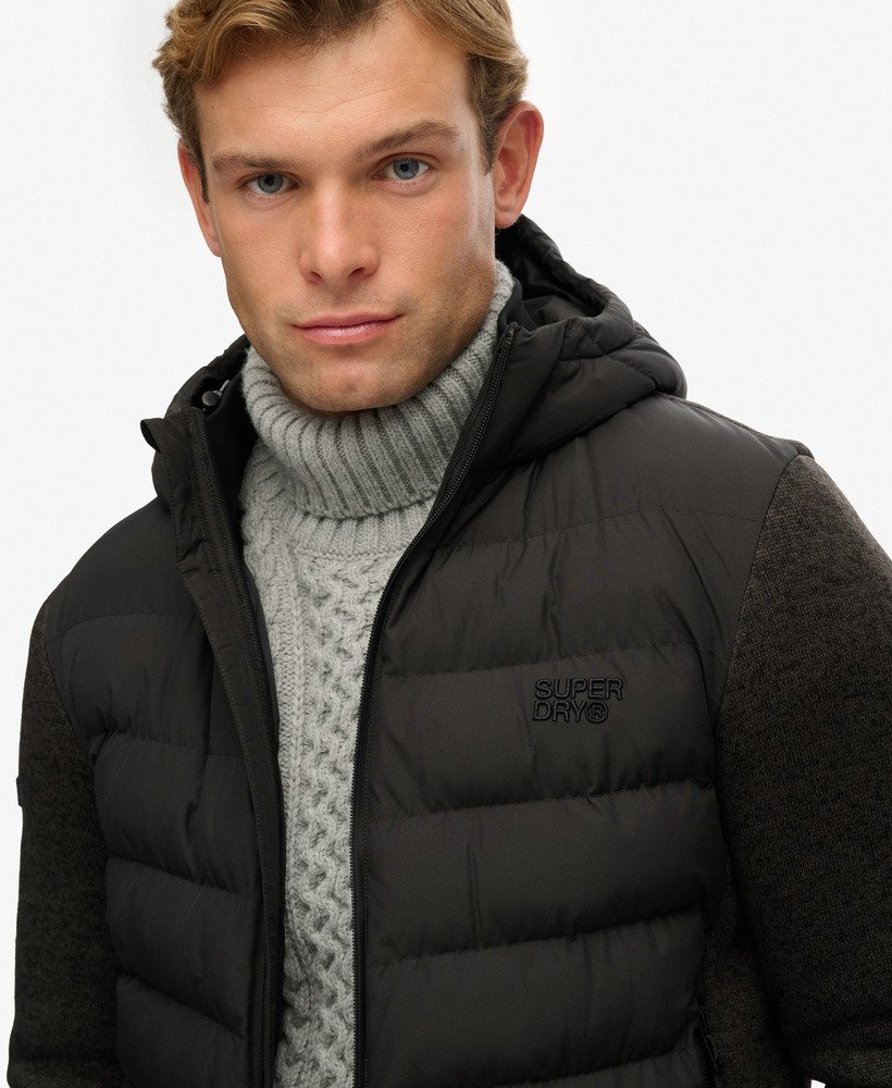 Superdry Hooded Knit Hybrid Jacket M5012293A
