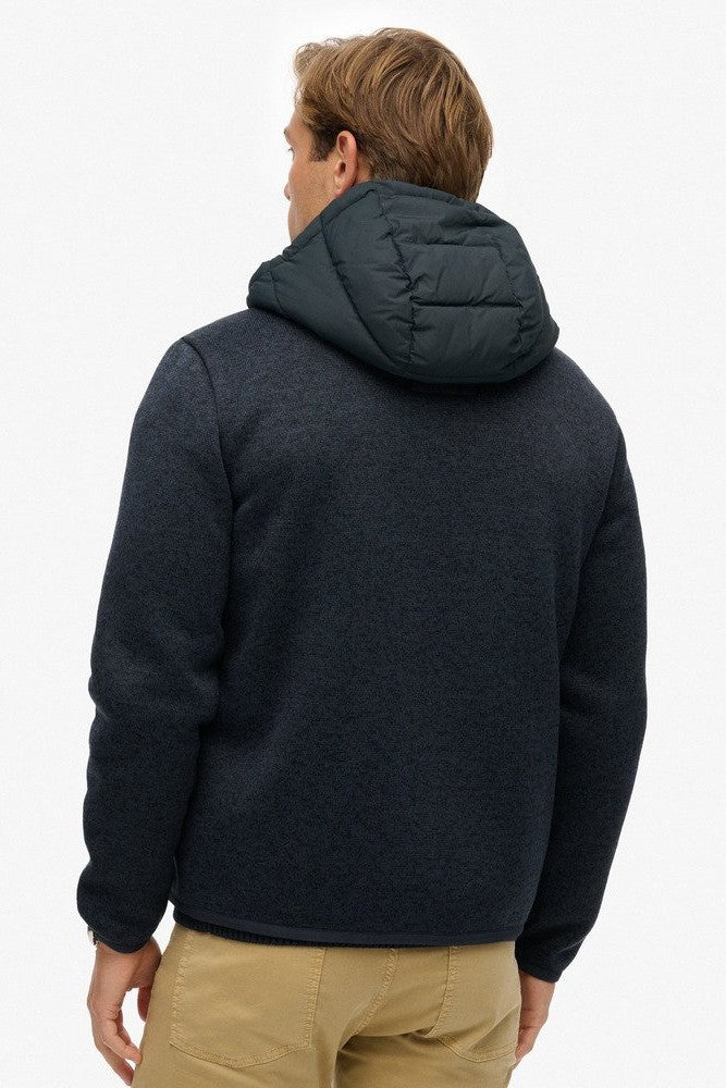 Superdry Hooded Knit Hybrid Jacket M5012293A
