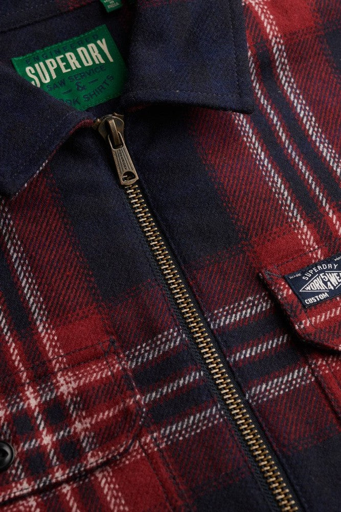 Superdry Wool Miller Zip Overshirt M4011063A
