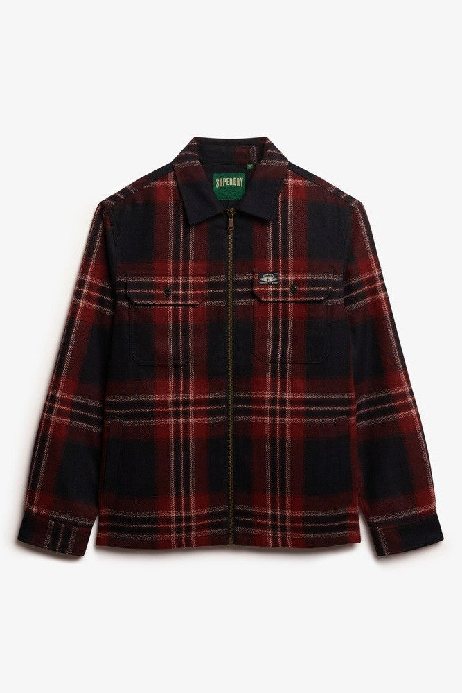 Superdry Wool Miller Zip Overshirt M4011063A