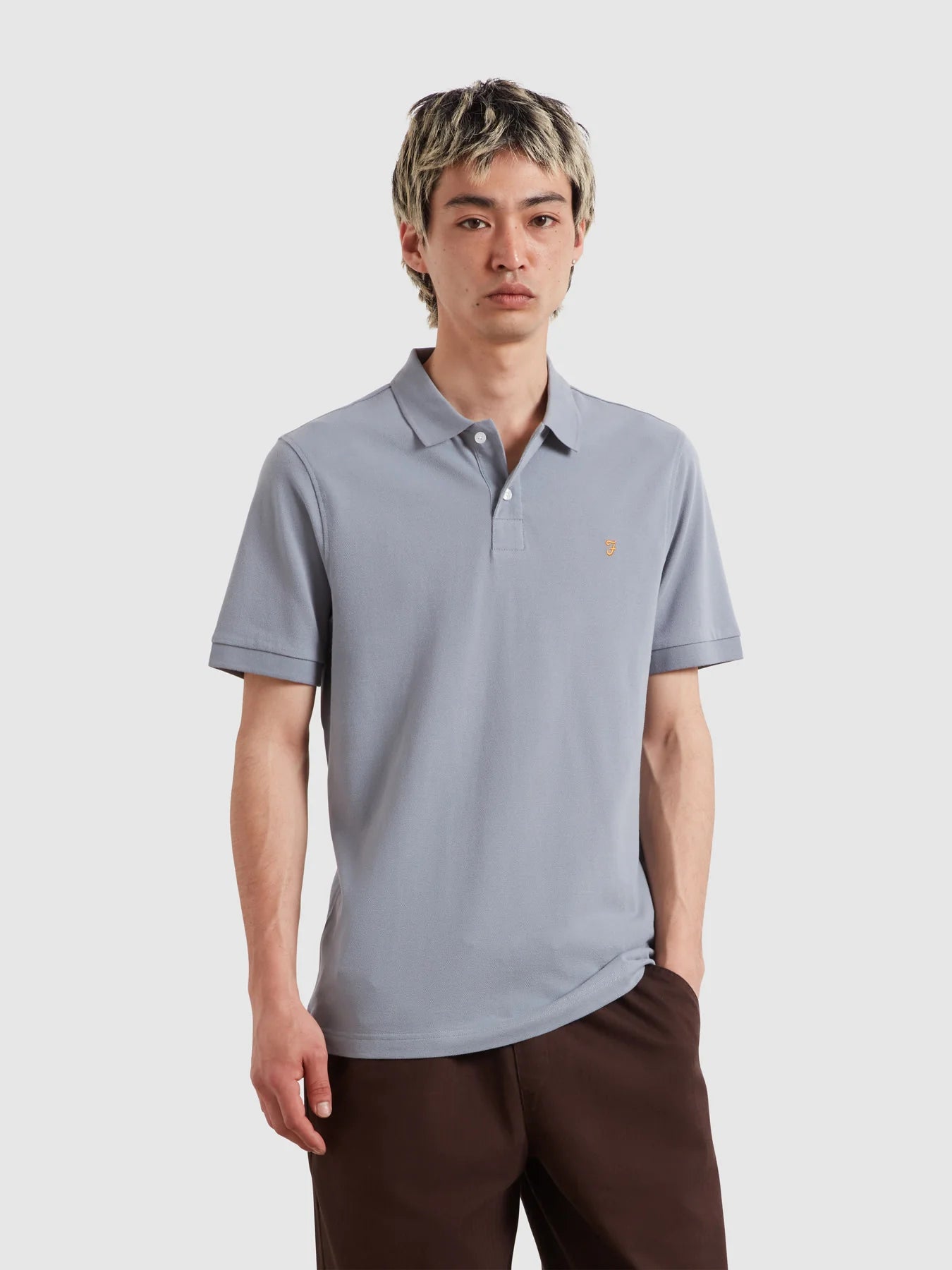 Farah Cunningham Short Sleeve Polo Shirt