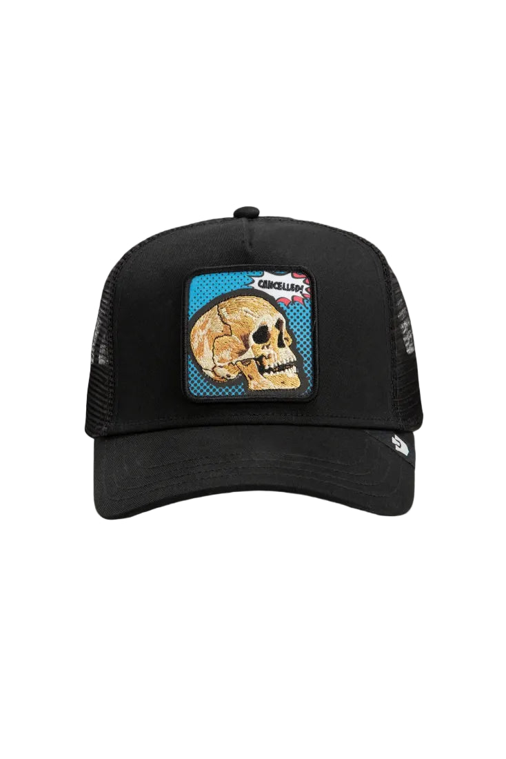 Goorin Bros Cancelled Skull Trucker Hat