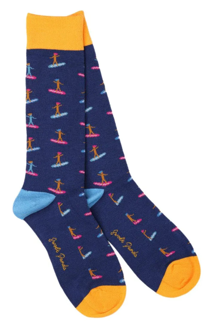 Swole Panda Bamboo Socks SP399 Surfer