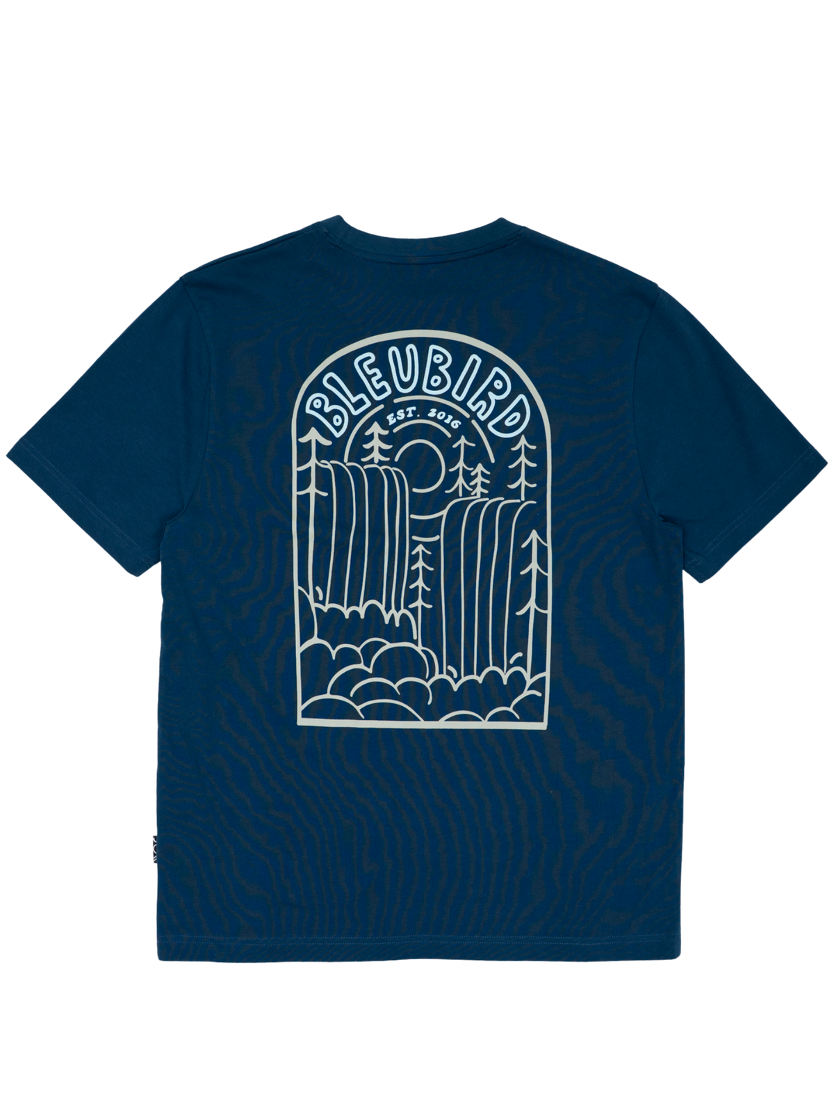 Bleubird Cascade Back Print T-Shirt