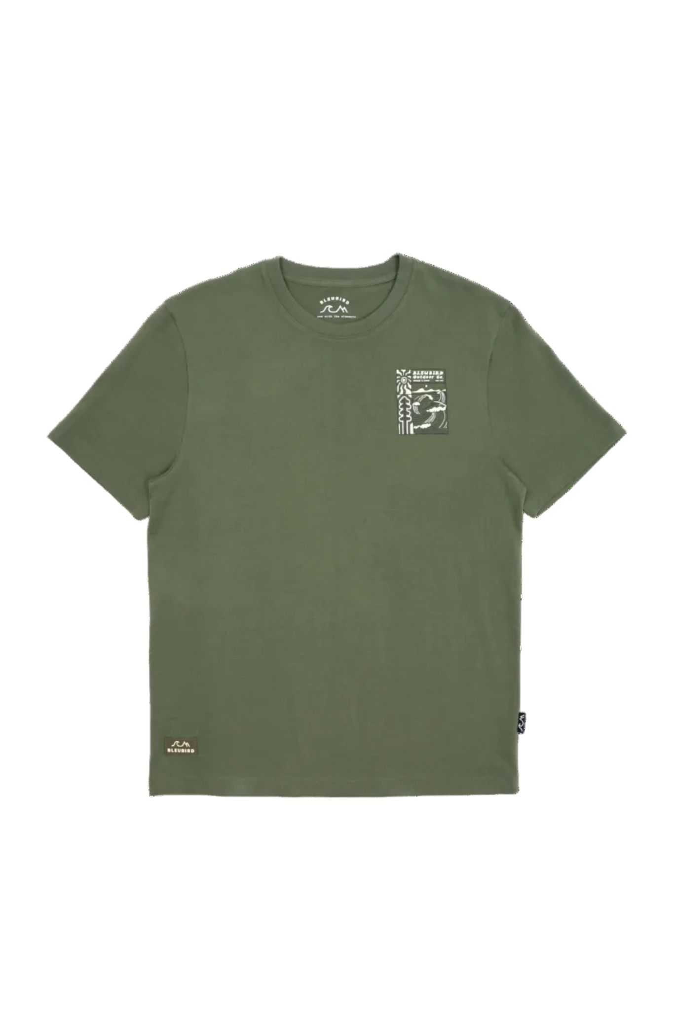 Bleubird Valto Back Print T-Shirt