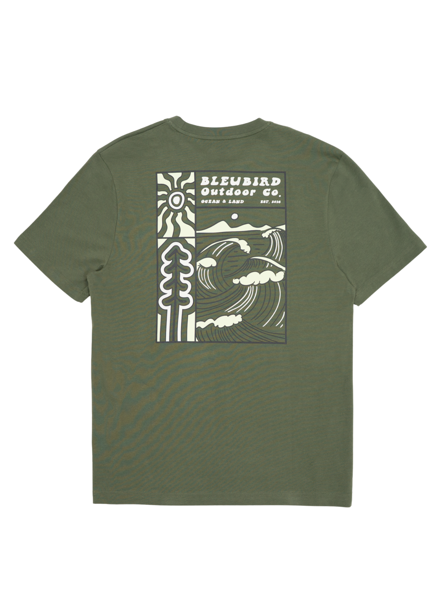 Bleubird Valto Back Print T-Shirt