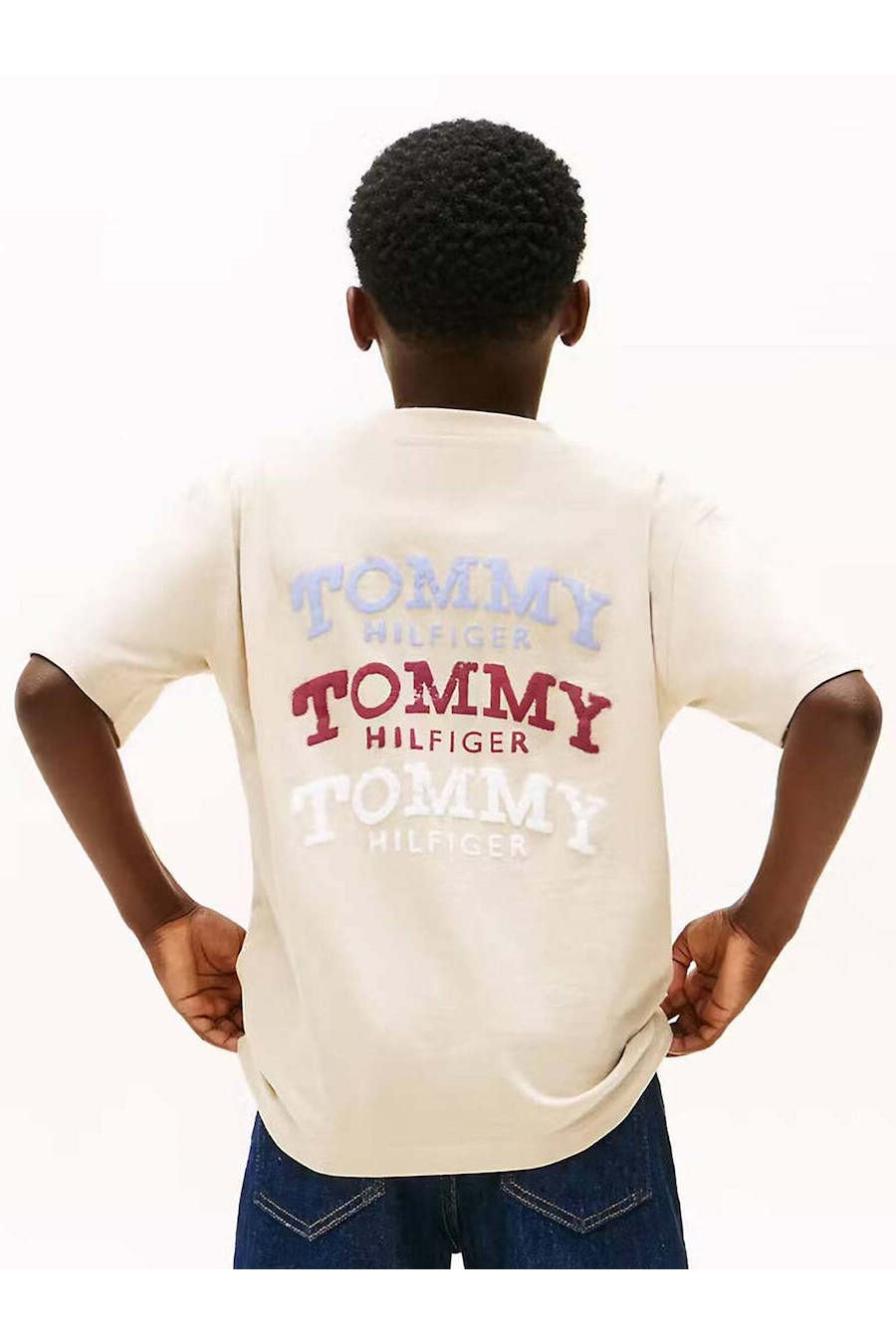 Tommy Hilfiger Kids Washed Faded Graphic T-Shirt