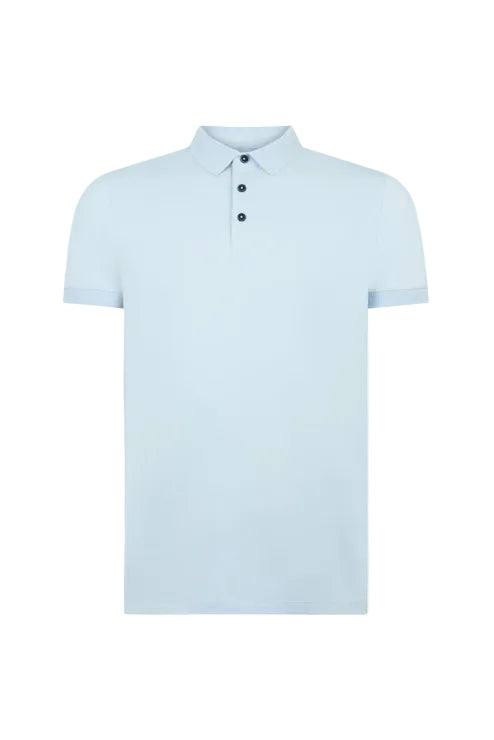 Remus Uomo Tapered Fit Cotton-Stretch Polo Shirt 58724