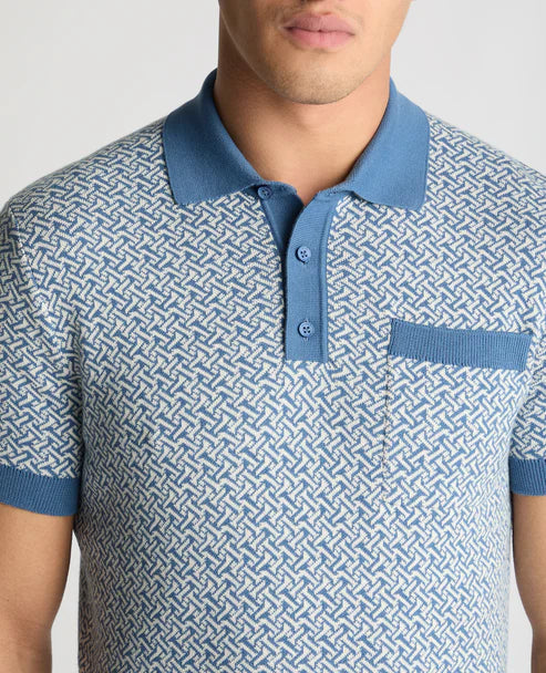 Remus Uomo Slim Fit Pattern Polo Shirt 58839