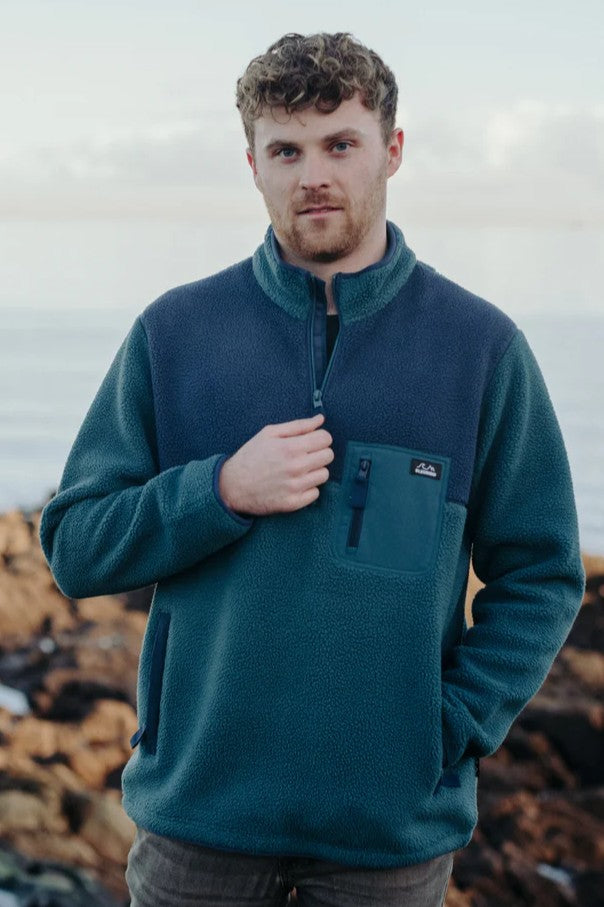 Bleubird Quarter Zip Polar Fleece