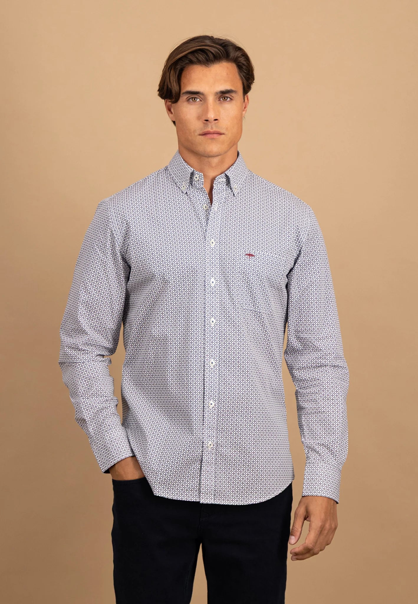 Fynch Hatton Button Down Print Shirt 15096210