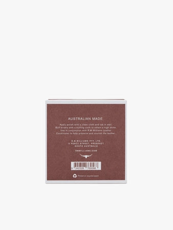 RM Williams Stockman's Leather Boot Polish Dark Tan