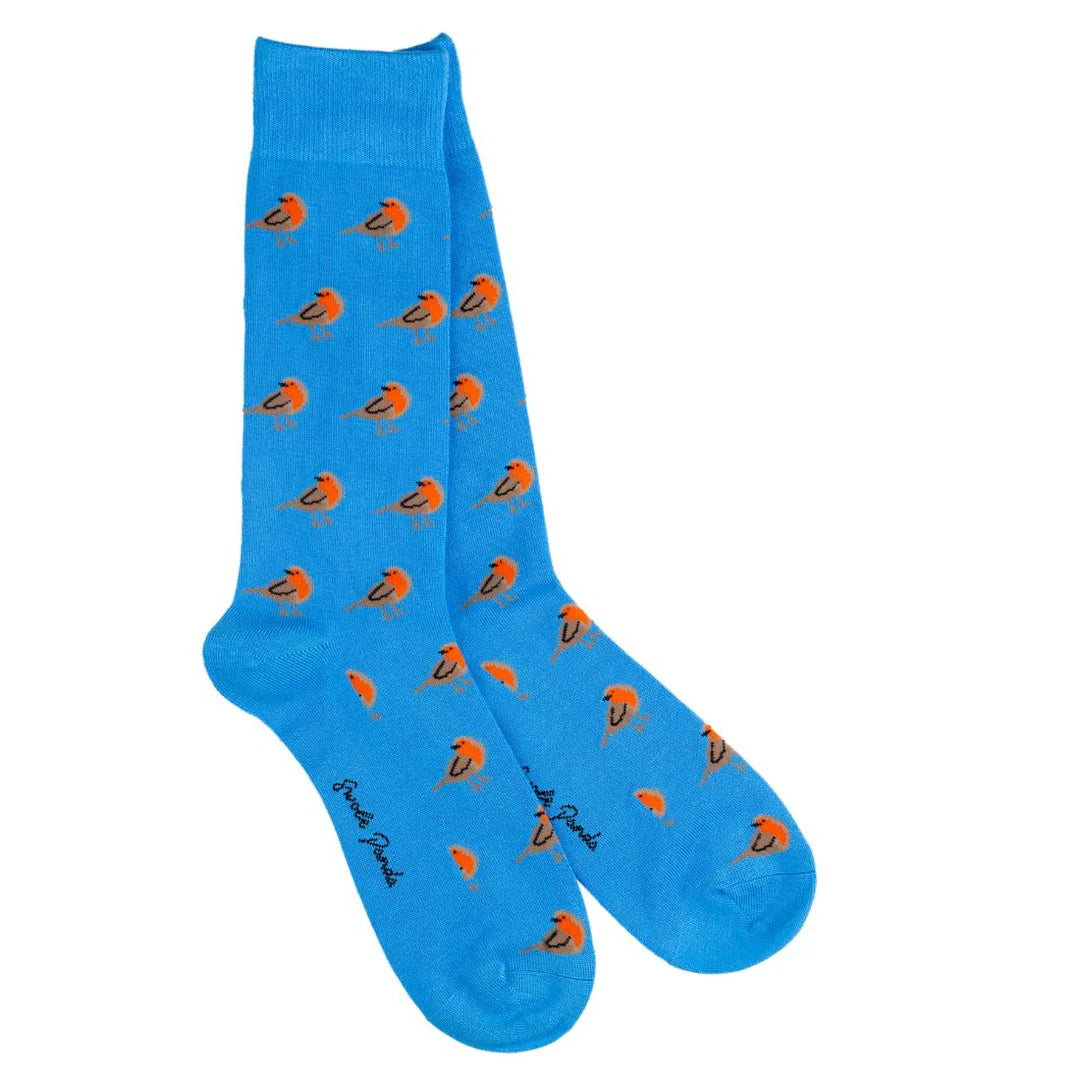 Swole Panda Bamboo Socks SP556 Robins