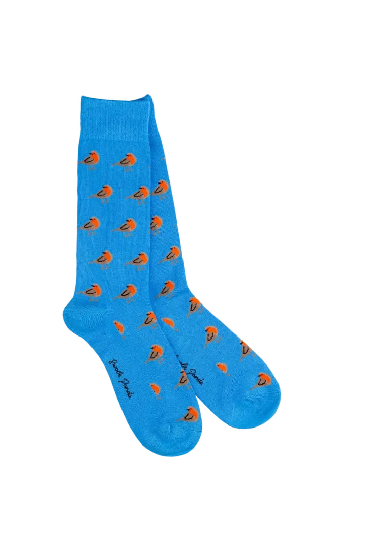 Swole Panda Bamboo Socks SP556 Robins