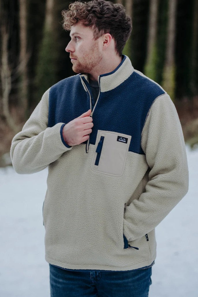 Bleubird Quarter Zip Polar Fleece