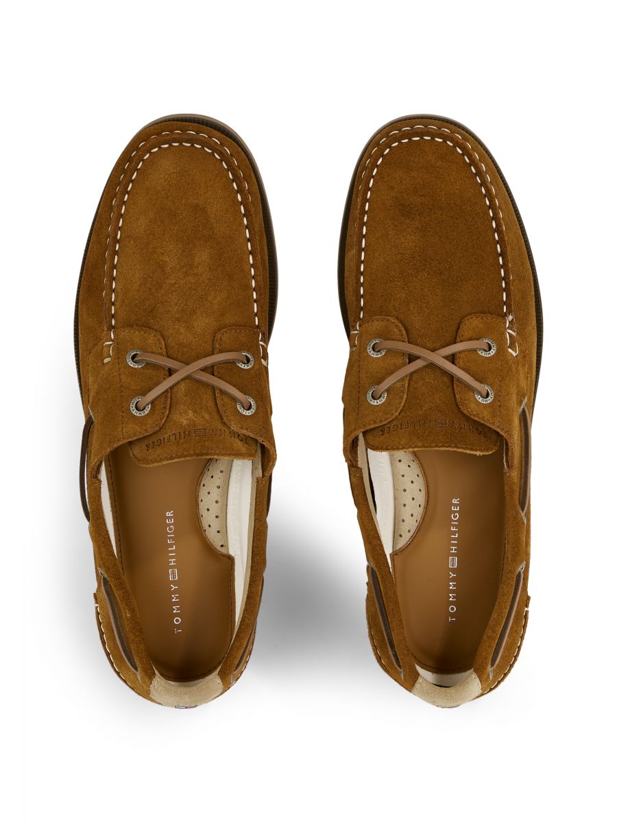 Tommy Hilfiger Suade Boat Shoe (04505) Coconut GVQ