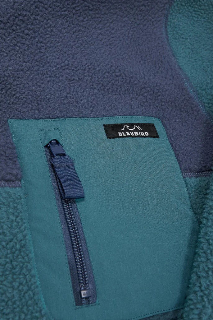Bleubird Quarter Zip Polar Fleece