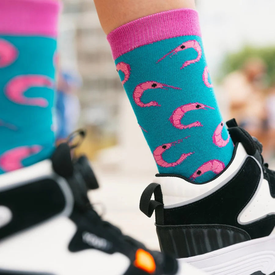 Swole Panda Bamboo Socks SP449 Shrimp