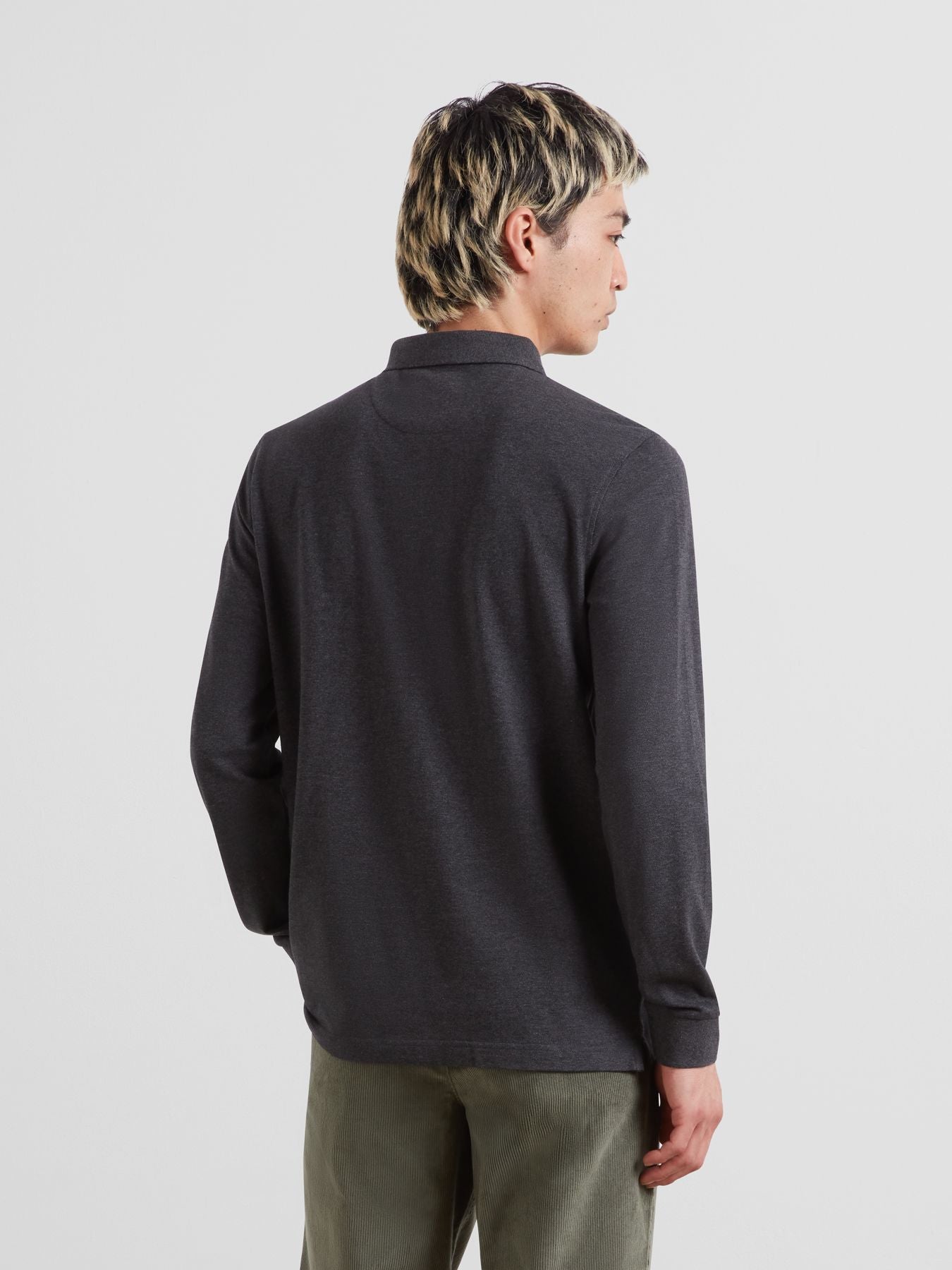 Farah Cunningham Long Sleeve Polo Shirt