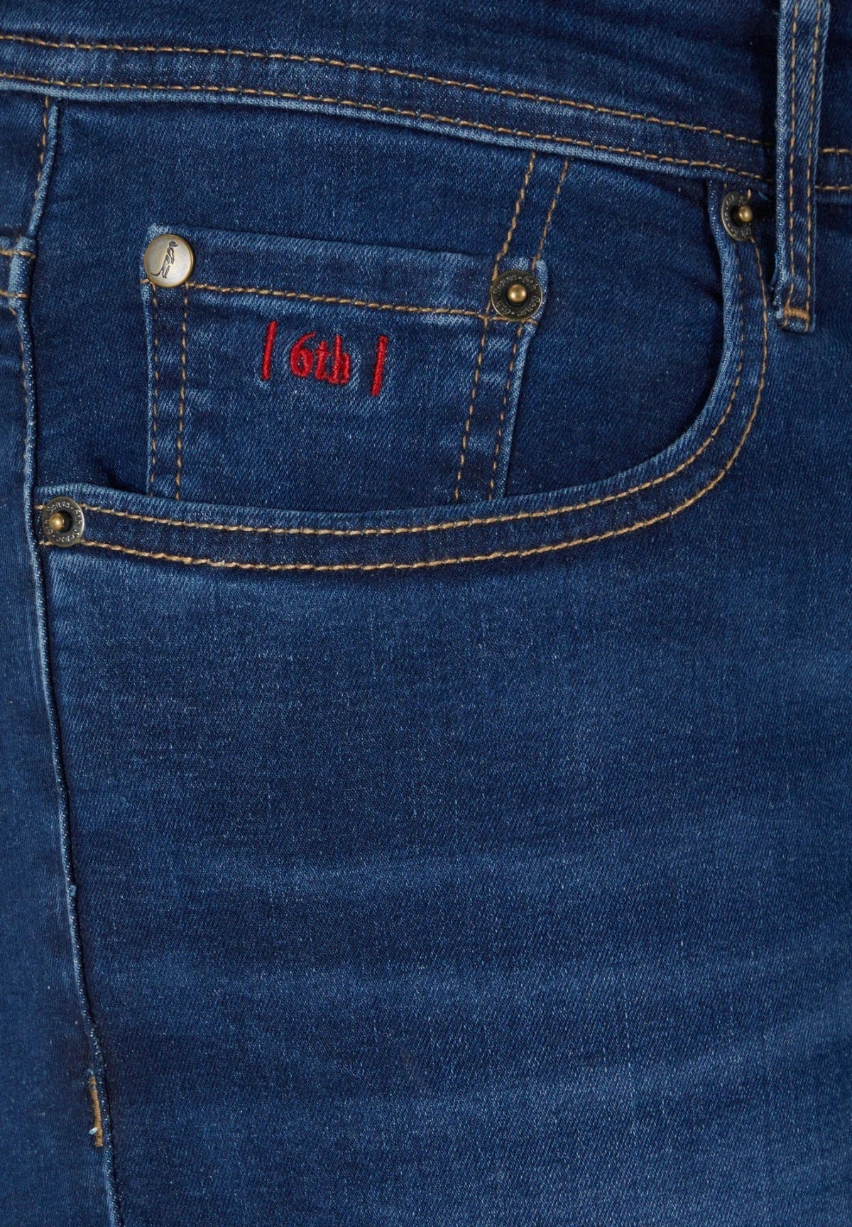 6th Sense Nevada Straight Fit Jeans