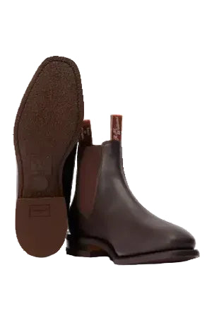 RM Williams Wide Fit Comfort Craftsman Chelsea Boot Chestnut