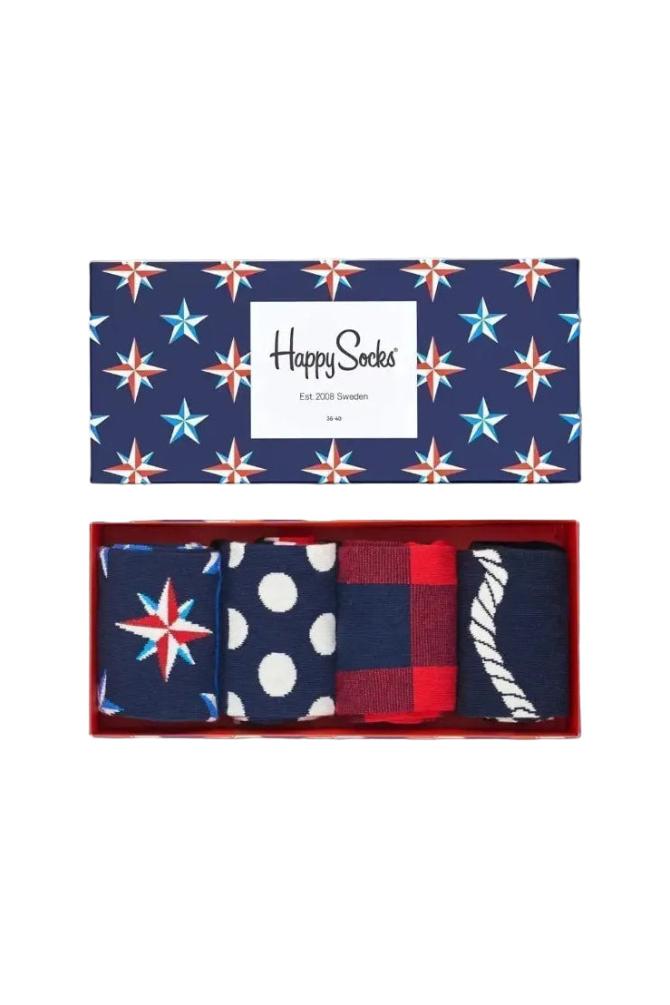 Happy Socks North Star 4 Pack Box set