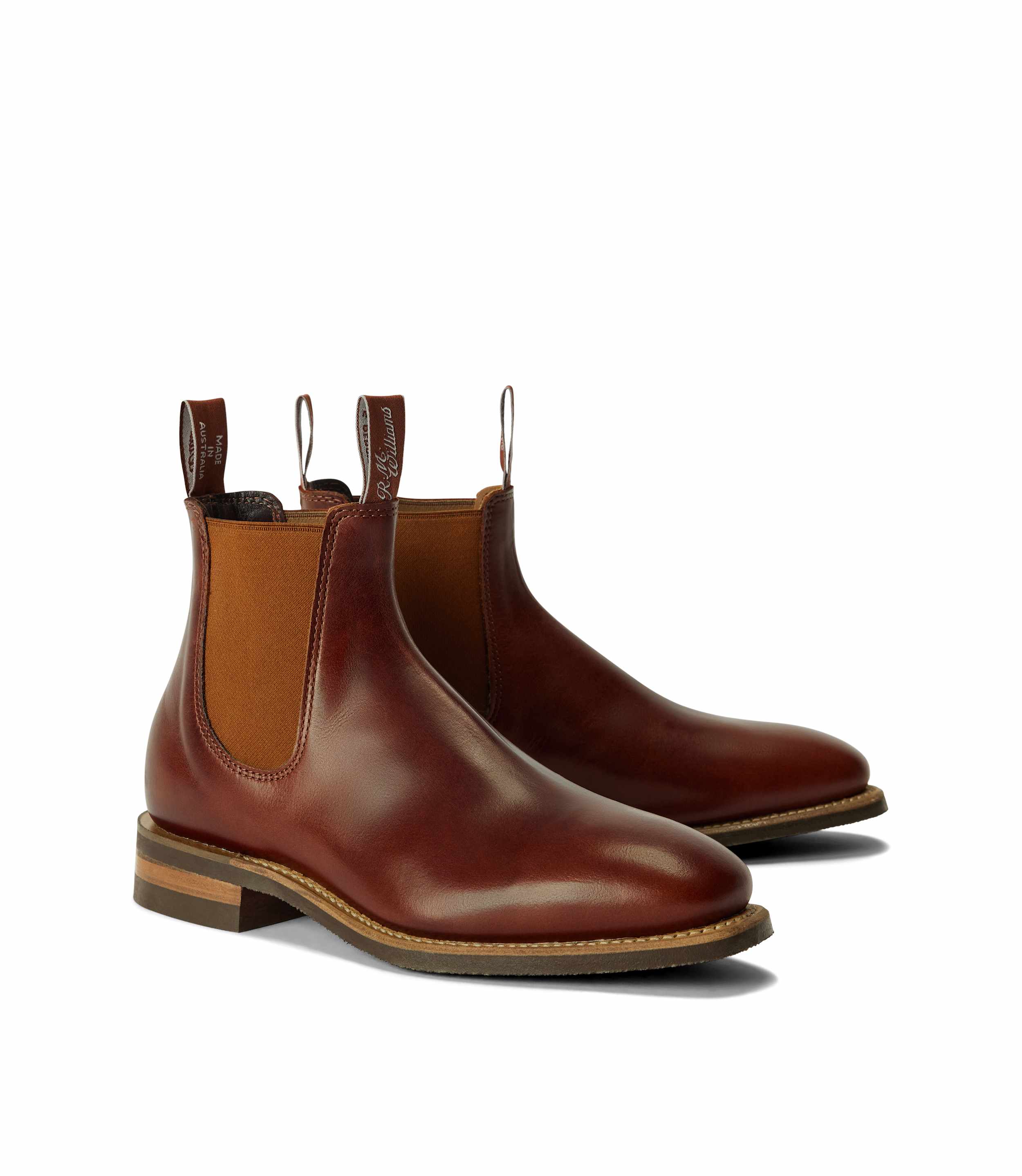 RM Williams Comfort Craftsman Saddle Chelsea Boot