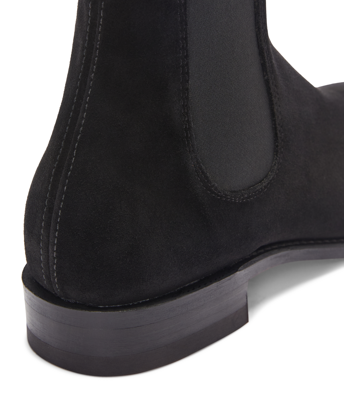 RM Williams Comfort Craftsman Suede Chelsea Boot Black