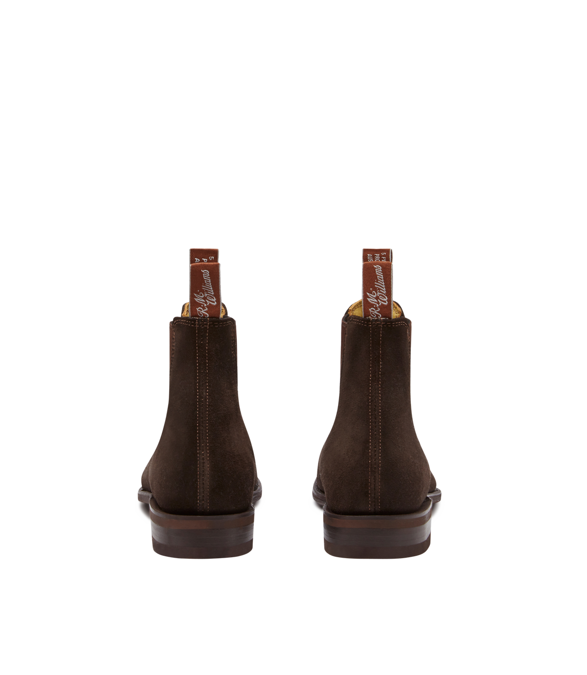 RM Williams Comfort Craftsman Suede Chelsea Boot Chocolate