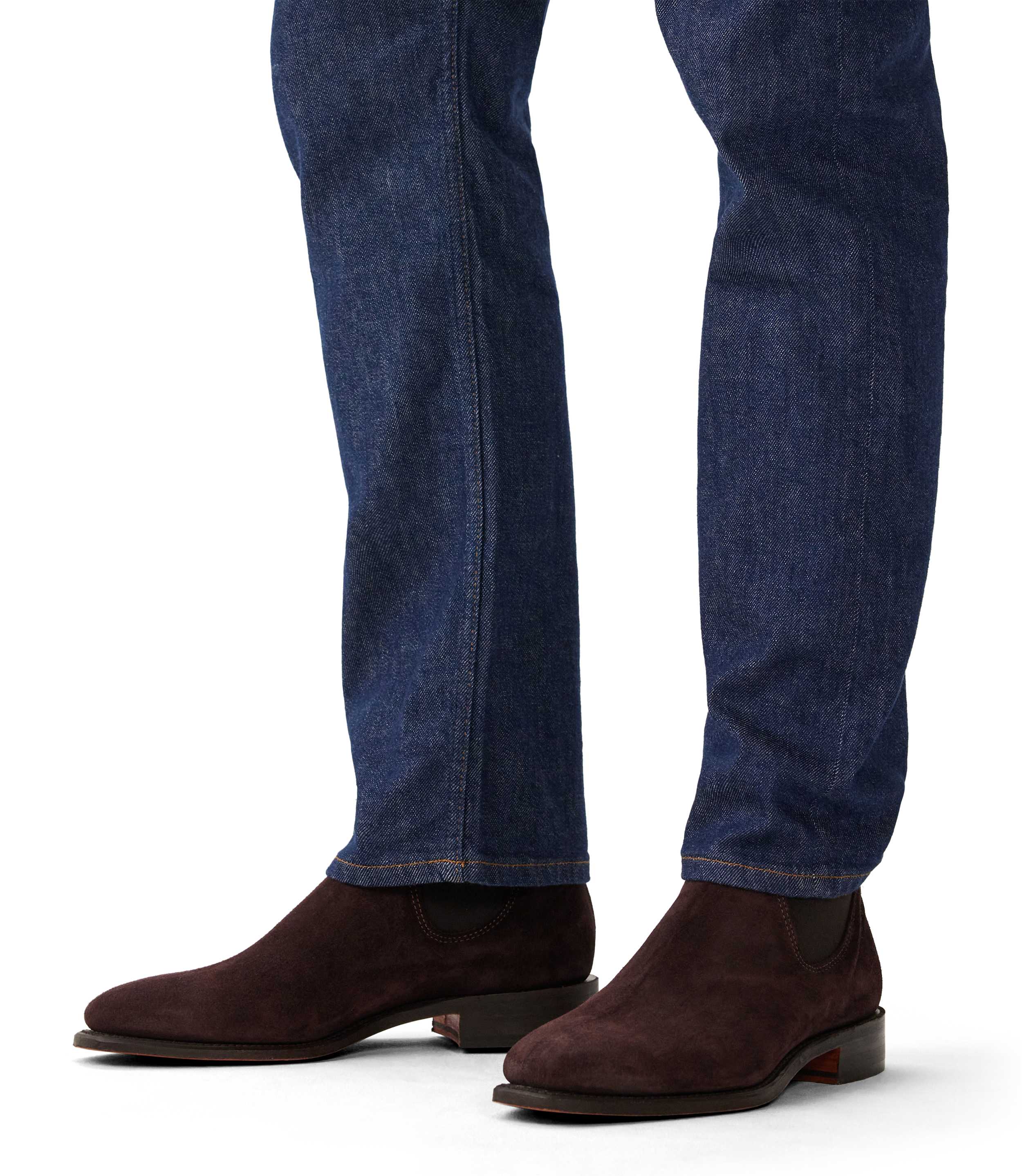 RM Williams Heritage Craftsman Blackberry Suede Chlesea Boot