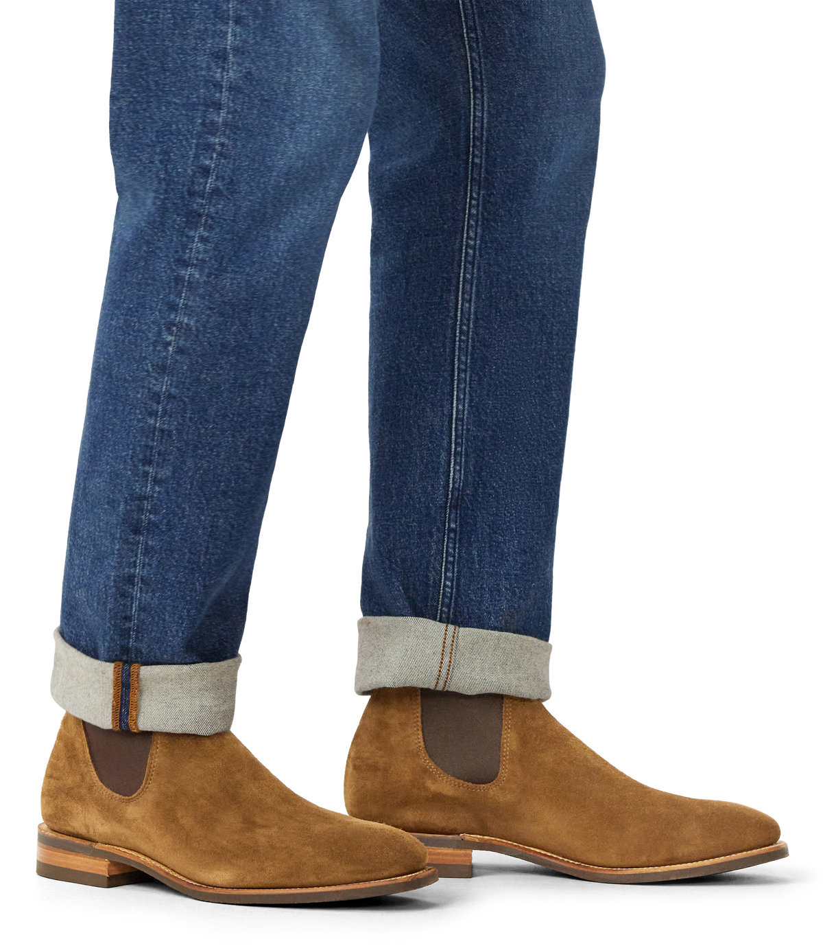 RM Williams Comfort Craftsman Suede Chelsea Boot Cedar