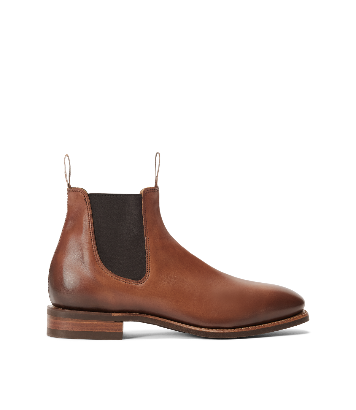 RM Williams Dark Tan Burnished Comfort Craftsman Boot